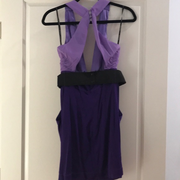 NWOT Bebe Purple Dress - Picture 2 of 2